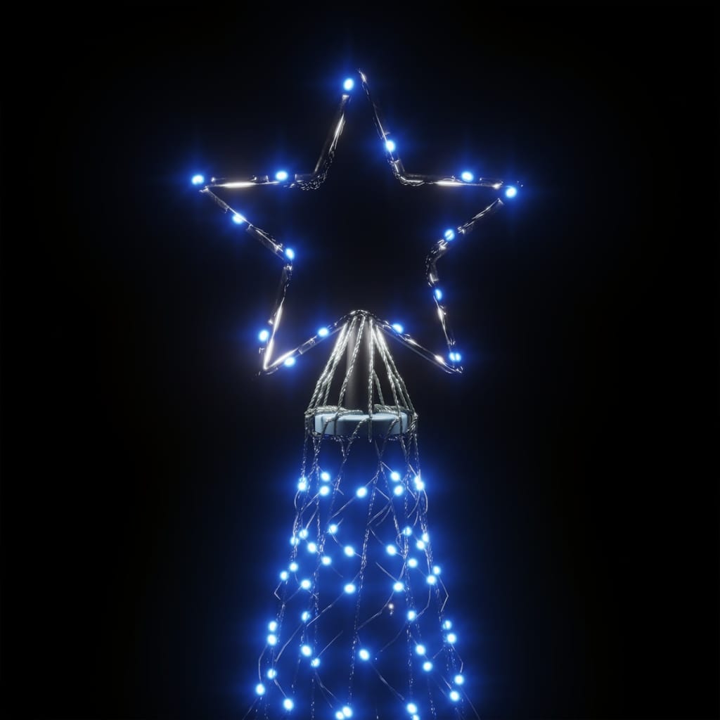  LED-Weihnachtsbaum mit Erdnägeln Blau 3000 LEDs 800 cm