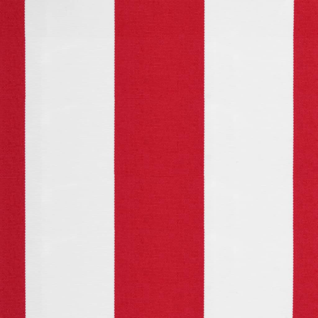  Markisenbespannung Rot und Weiß Gestreift 3,5x2,5 m