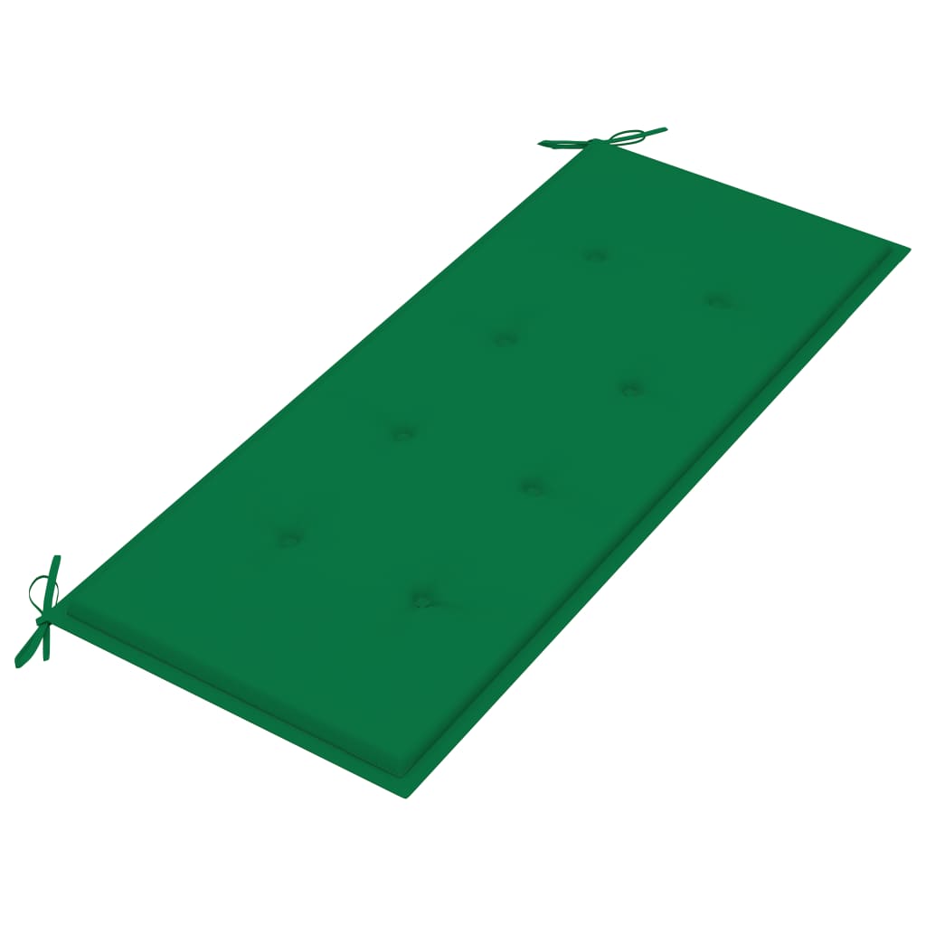 Gartenbank-Auflage Grün 120x50x3 cm Oxford-Gewebe