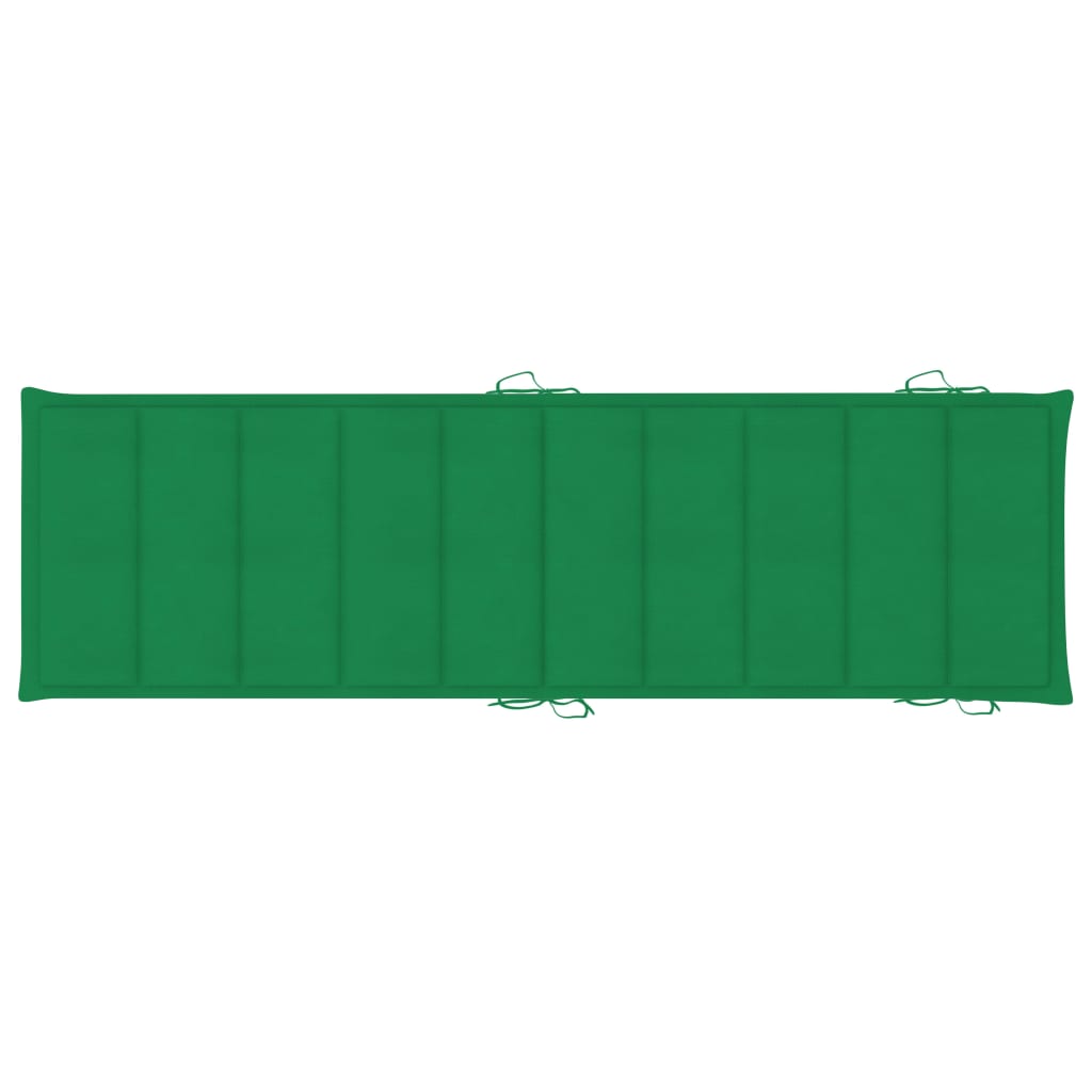  Sonnenliegen-Auflage Grün 186x58x3 cm Oxford-Gewebe