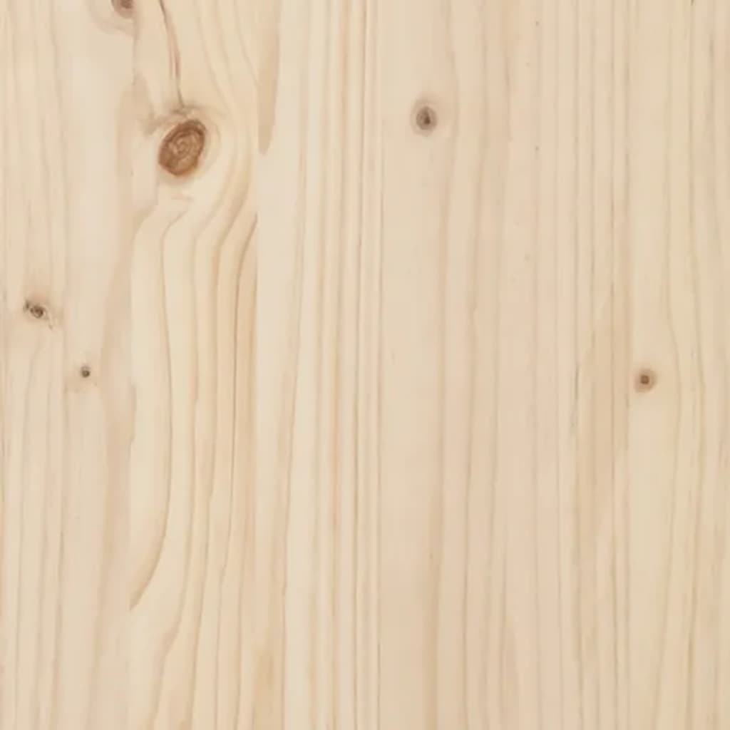  Massivholzbett mit Kopfteil 140x200 cm