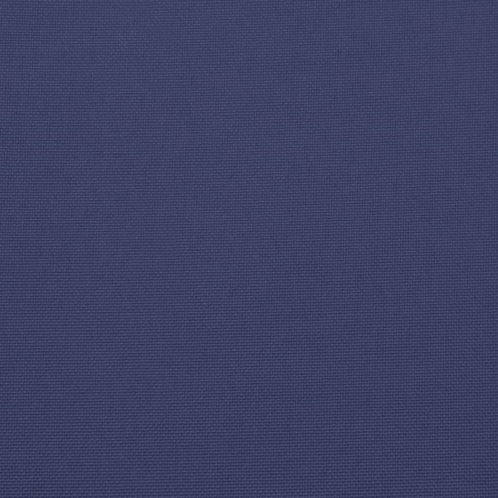  Hochlehner-Auflagen 6 Stk. Marineblau Oxford-Gewebe