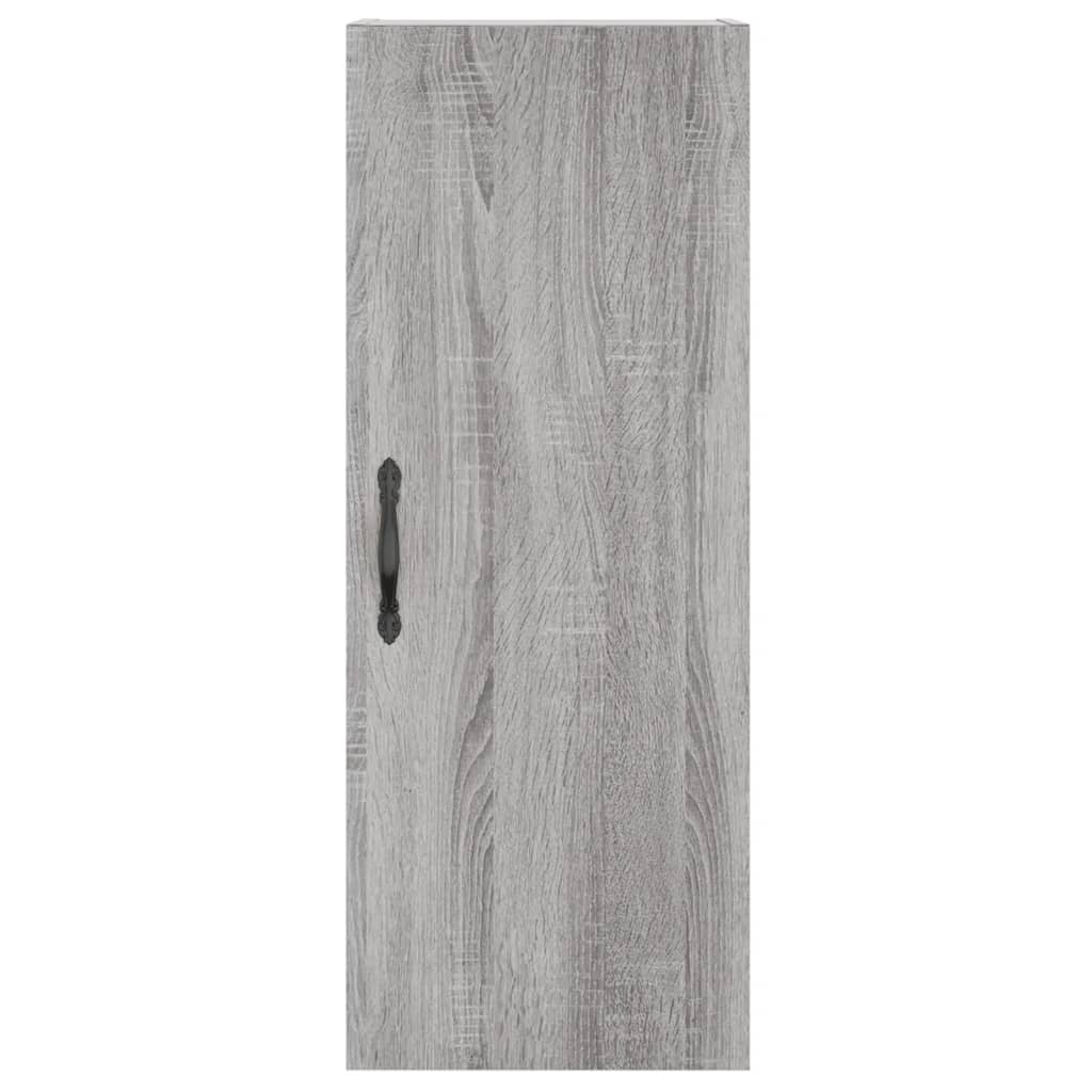  Highboard Grau Sonoma 34,5x34x180 cm Holzwerkstoff